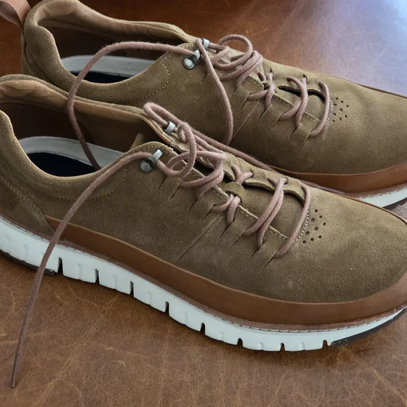 Cole Haan Brown Suede Sneakers - Picture 3 of 7